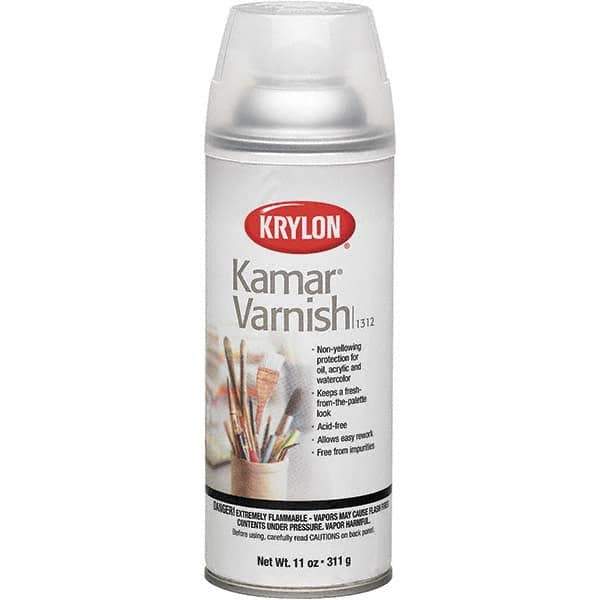 Krylon - Clear, Gloss, Protective Coating Spray Paint - 11 oz Container - USA Tool & Supply