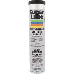 Synco Chemical - 14.1 oz Cartridge Synthetic General Purpose Grease - Translucent White, Food Grade, 450°F Max Temp, NLGIG 1, - USA Tool & Supply