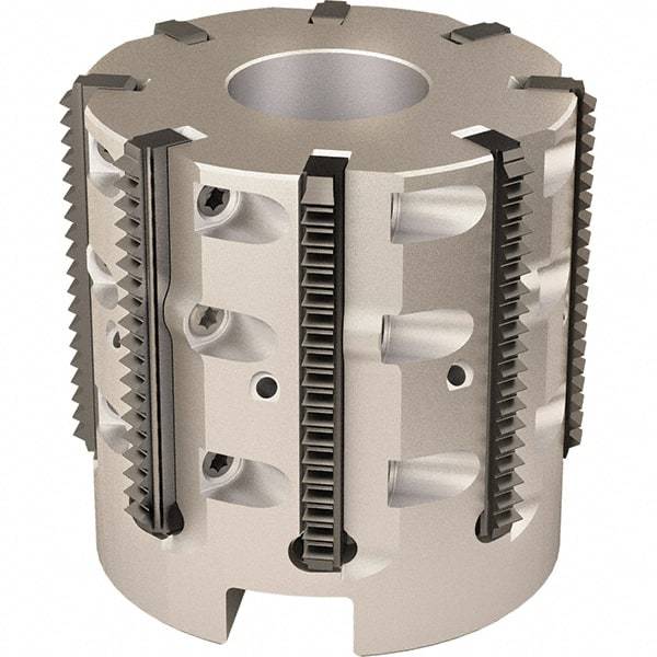 Vargus - 2.323" Cut Diam, 7.874" Max Depth of Cut, 1" Arbor Hole Diam, Internal/External Indexable Thread Mill - Insert Style 40L, 9 Inserts, Toolholder Style RTMC-D, 2" OAL - USA Tool & Supply