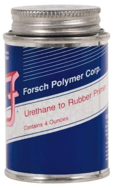 Forsch Polymer Corp - 4 Fluid Ounce, Clear Adhesive Primer - For Use with Rubber - USA Tool & Supply