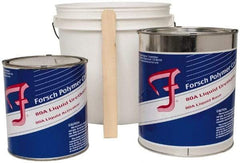 Forsch Polymer Corp - 10 Lb Kit Tan Polyurethane Castable Rubber - 100°F Max Operating Temp, 30 min Tack Free Dry Time, 24 hr Full Cure Time, Series URS 5180 - USA Tool & Supply