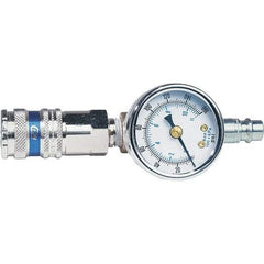 Dynabrade - Grinder Repair Airline Test Gauge - Use with Dynabrade Air Power Tools - USA Tool & Supply