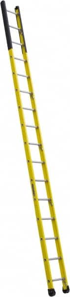 Louisville - 16' High, Type IAA Rating, Fiberglass Ladder - USA Tool & Supply