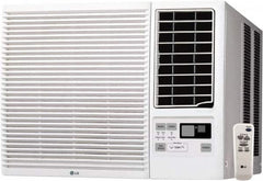 LG Electronics - 17,500/18,000 BTU 7.8/7.3 Amp 430 CFM Window Air Conditioner with Electric Heat - USA Tool & Supply