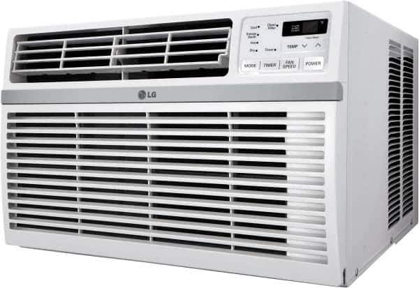 LG Electronics - 24,000/24,500 BTU, 208/230 Volt Window Air Conditioner - 10.9/11.8 Amp Rating, 26" Wide x 28-1/8" Deep x 17" High - USA Tool & Supply