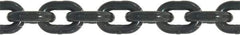 Value Collection - 5/16" Welded Alloy Chain - 4,500 Lb Capacity, Grade 80, 550' Long, Black Finish - USA Tool & Supply