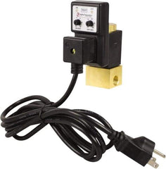 PRO-SOURCE - 1/4" Inlet, Electronic Condensate Drain Valve - 1/4" NPT Outlet, 1.5 to 725 psi - USA Tool & Supply