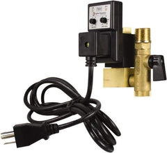 PRO-SOURCE - 3/8" Inlet, Electronic Condensate Drain Valve - 3/8" NPT Outlet, 1.5 to 300 psi - USA Tool & Supply