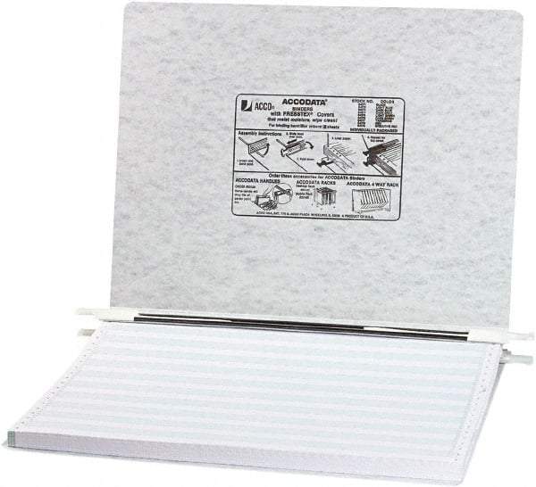 ACCO - 6", Letter Size, Dark Gray, Hanging Data Binders - USA Tool & Supply