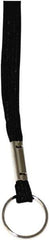 ADVANTUS - Lanyards Material: Cotton/Nylon Color: Black - USA Tool & Supply