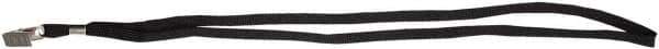 ADVANTUS - Lanyards Material: Nylon Color: Black - USA Tool & Supply