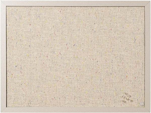 MasterVision - 17.72" Wide x 23.62" High Cork Bulletin Board - Fabric, Gray - USA Tool & Supply