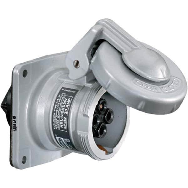 Hubbell Wiring Device-Kellems - Pin & Sleeve Receptacles Receptacle/Part Type: Receptacle Pin Configuration: 4 - USA Tool & Supply