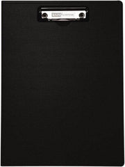 Baum/Gartens - 12.933 Inch Long x 9 Inch Wide, Clip Board - Black - USA Tool & Supply