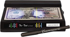 Dri-Mark - Black Counterfeit Detector Marker - Felt Tip, Chemically Sensitive Ink - USA Tool & Supply