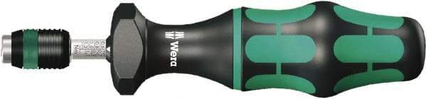 Wera - 1 Piece, 0.3 to 1 N/m, Adjustable Torque Limiting Screwdriver - 0.025" Drive - USA Tool & Supply