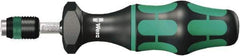 Wera - 1 Piece, 0.3 to 1 N/m, Adjustable Torque Limiting Screwdriver - 0.025" Drive - USA Tool & Supply