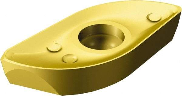 Sandvik Coromant - R2162504 MM Grade 1025 Carbide Milling Insert - TiCN/TiN Finish, 4.76mm Thick - USA Tool & Supply
