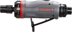 Proto - 1/4" Collet, Straight Handle, Straight Air Die Grinder - 30,000 RPM, Rear Exhaust, 2.7 CFM, 0.3 hp, 90 psi, 1/4" Inlet - USA Tool & Supply
