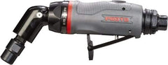 Proto - 1/4" Collet, Angle Handle, Angle Air Die Grinder - 24,000 RPM, Rear Exhaust, 2.7 CFM, 0.3 hp, 90 psi, 1/4" Inlet - USA Tool & Supply