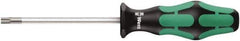 Wera - T20 Torx Driver - 300mm Blade Length, Ergonomic Handle - USA Tool & Supply