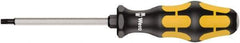 Wera - T27 Torx Driver - 125mm Blade Length, Ergonomic Handle - USA Tool & Supply