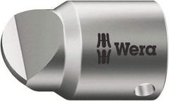 Wera - 1/4" Drive, #6 Point, Standard Slotted Screwdriver Socket - #6 Point - USA Tool & Supply