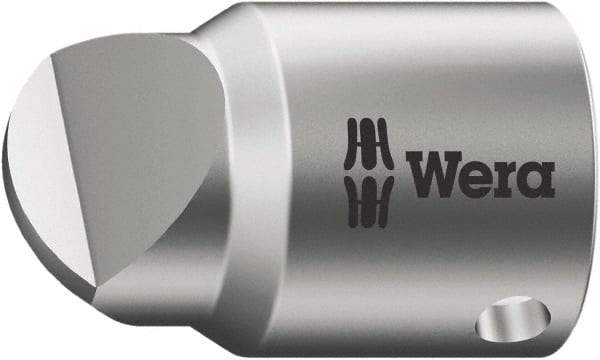 Wera - 1/4" Drive, #5 Point, Standard Slotted Screwdriver Socket - #5 Point - USA Tool & Supply