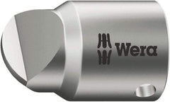 Wera - 1/4" Drive, #5 Point, Standard Slotted Screwdriver Socket - #5 Point - USA Tool & Supply