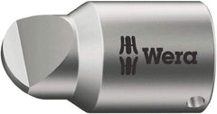 Wera - 1/4" Drive, #4 Point, Standard Slotted Screwdriver Socket - #4 Point - USA Tool & Supply