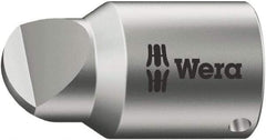 Wera - 1/4" Drive, #3 Point, Standard Slotted Screwdriver Socket - #3 Point - USA Tool & Supply