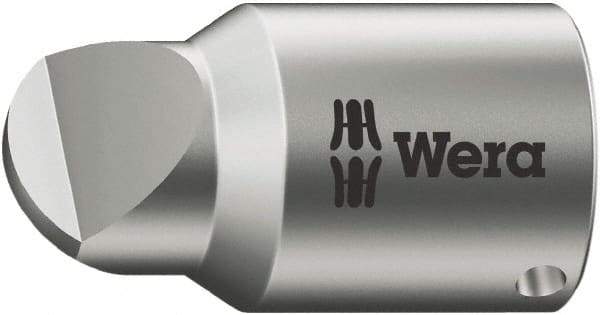 Wera - 1/4" Drive, #1 Point, Standard Slotted Screwdriver Socket - #1 Point - USA Tool & Supply