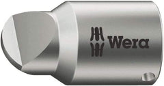 Wera - 1/4" Drive, #1 Point, Standard Slotted Screwdriver Socket - #1 Point - USA Tool & Supply