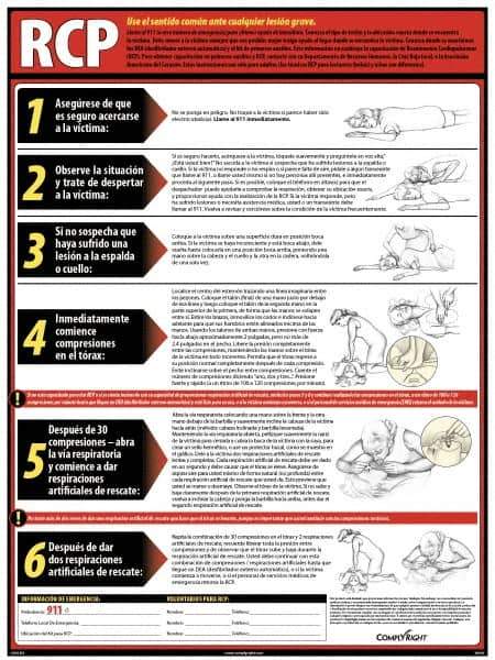 ComplyRight - Regulatory Compliance General Safety & Accident Prevention Training Kit - Spanish, 18" Wide x 24" High - USA Tool & Supply