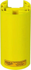 Eagle - 6" Long x 8" High, HDPE Rack Guard - Snap On, 3" Wide x 3" Deep - USA Tool & Supply