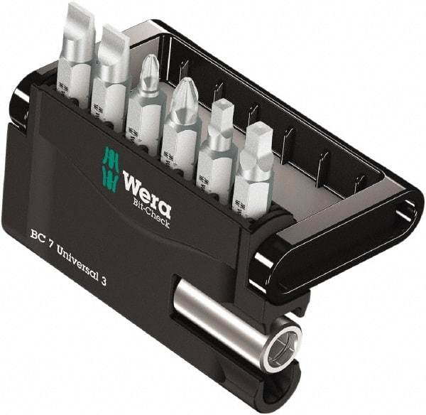 Wera - Posidriv Bit Set - 1/4" Drive - USA Tool & Supply