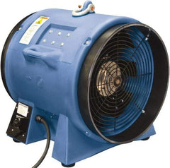 Schaefer Ventilation Equipment - 20" Inlet, Electric AC Ventilation Fan - 5 hp, 9,968 CFM, 440 Max Voltage Rating - USA Tool & Supply