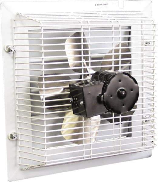 Schaefer Ventilation Equipment - Shutters Fan Size: 12 (Inch) Opening Height: 12-5/8 (Inch) - USA Tool & Supply