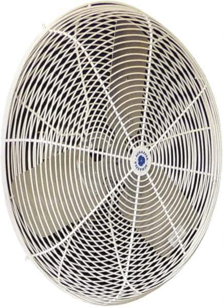 Schaefer Ventilation Equipment - 20" Blade, 1/4 hp, 3,400 & 4,100 CFM, Oscillating Industrial Circulation Fan - Fan Head Only, 2 Speed - USA Tool & Supply