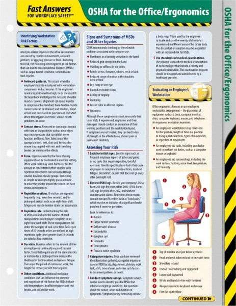 ComplyRight - Regulatory Compliance Hazmat, Spill Control & Right to Know Training Kit - English, 11" Wide x 17" High - USA Tool & Supply