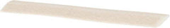 Made in USA - Hard Density Wool Felt Polishing Stick - 4" Long x 1/4" Wide x 1/4" Thick - USA Tool & Supply