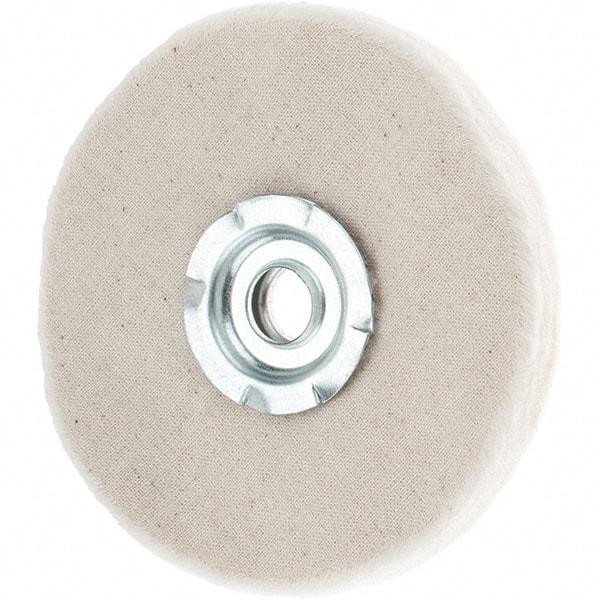 Value Collection - 4" Diam x 1/4" Thick Unmounted Buffing Wheel - 20 Ply, Polishing, 1" Arbor Hole, Soft Density - USA Tool & Supply