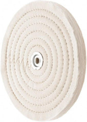 Value Collection - 10" Diam x 3/4" Thick Unmounted Buffing Wheel - 60 Ply, Polishing, 1" Arbor Hole, Medium Density - USA Tool & Supply