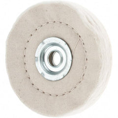 Value Collection - 4" Diam x 1/2" Thick Unmounted Buffing Wheel - 50 Ply, Polishing, 1" Arbor Hole, Medium Density - USA Tool & Supply