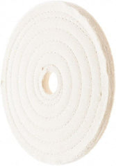 Value Collection - 7" Diam x 1/2" Thick Unmounted Buffing Wheel - 50 Ply, Polishing, 1" Arbor Hole, Hard Density - USA Tool & Supply