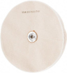 Value Collection - 10" Diam x 1/2" Thick Unmounted Buffing Wheel - 50 Ply, Polishing, 1" Arbor Hole, Soft Density - USA Tool & Supply