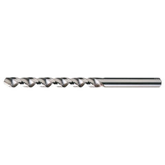 #35 RHS / RHC HSS 118 Degree Radial Point Fast Spiral Taper Length Drill - Bright - Exact Industrial Supply
