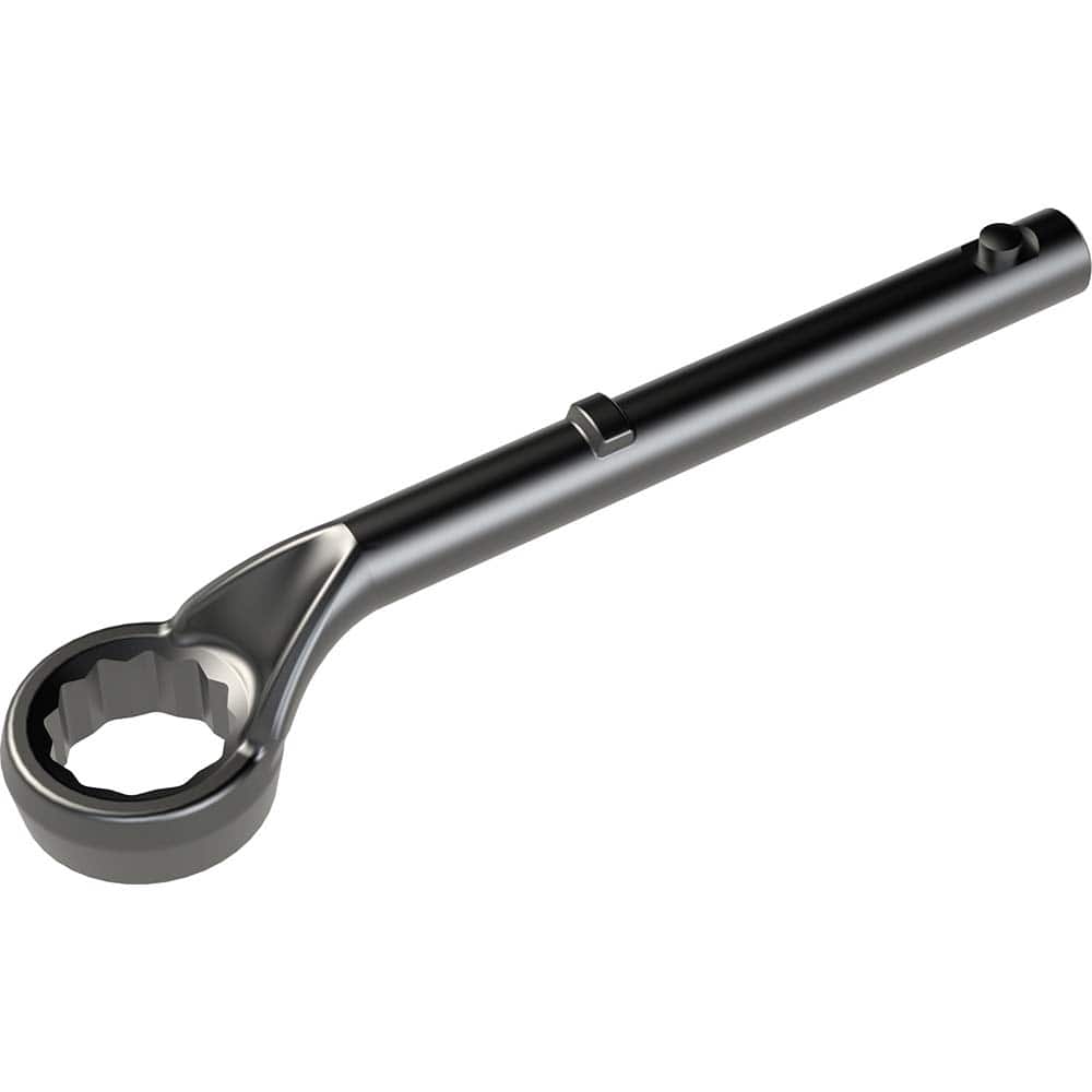 Petol - Box Wrenches; Wrench Type: Offset ; Tool Type: Straight Handle ; Size (Inch): 1-1/8 ; Number of Points: 12 ; Head Type: Single End ; Finish/Coating: Black Oxide - Exact Industrial Supply