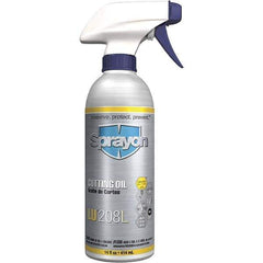 Sprayon - Sprayon, 14 oz Bottle Cutting Fluid - Straight Oil, For Drilling, Cutting, Threading, Sawing, Reaming, Broaching, Grinding - USA Tool & Supply