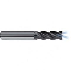 10mm Dia. - 72mm OAL - 4 FL Variable Helix Nano-A Carbide End Mill - USA Tool & Supply